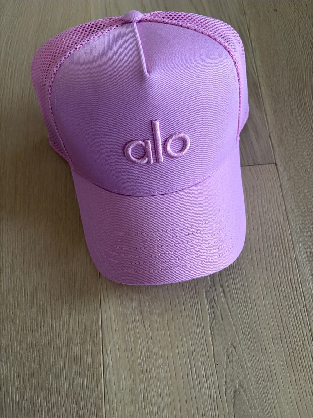 ALO Yoga Pink Trucker Cap